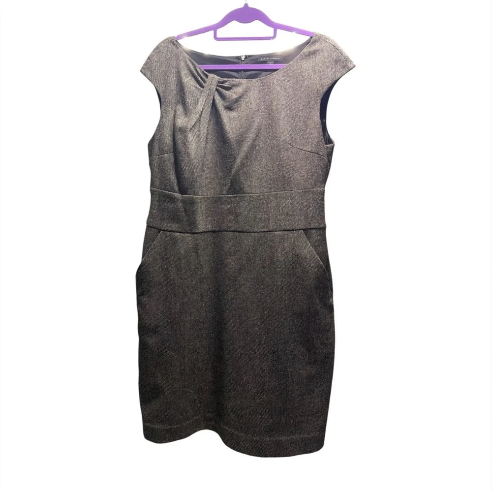 Banana Republic Grey Office Dress size 16 - Picture 1 of 4